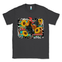 Smoke western rooster coop animals sunflowers cowhide serape wooden Classic Tee - Artiststas