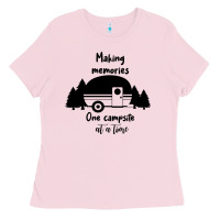 Bubblegum Pink making memories Ladies Tee - Unal Design