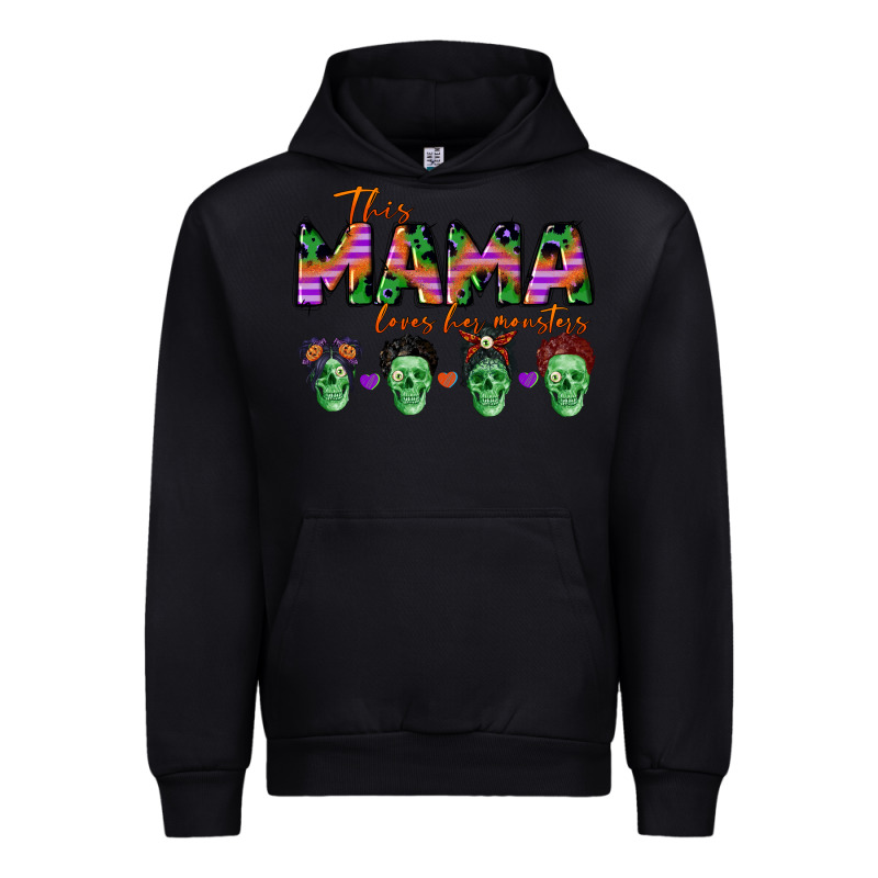 Personalized This Mama Loves Her Monsters Urban Hoodie by CowGirlArtShop | Teevron