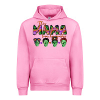Fuchsia Pink personalized this mama loves her monsters Urban Hoodie - CowGirlArtShop