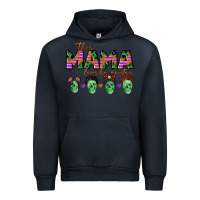 Navy personalized this mama loves her monsters Urban Hoodie - CowGirlArtShop
