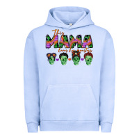 Pigment Grape Ice personalized this mama loves her monsters Urban Hoodie - CowGirlArtShop