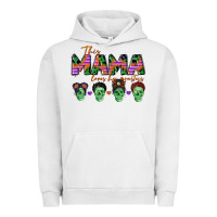 Pigment Lunar Rock personalized this mama loves her monsters Urban Hoodie - CowGirlArtShop