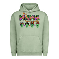 Pigment Oil Green personalized this mama loves her monsters Urban Hoodie - CowGirlArtShop
