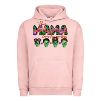 Pigment Salmon personalized this mama loves her monsters Urban Hoodie - CowGirlArtShop