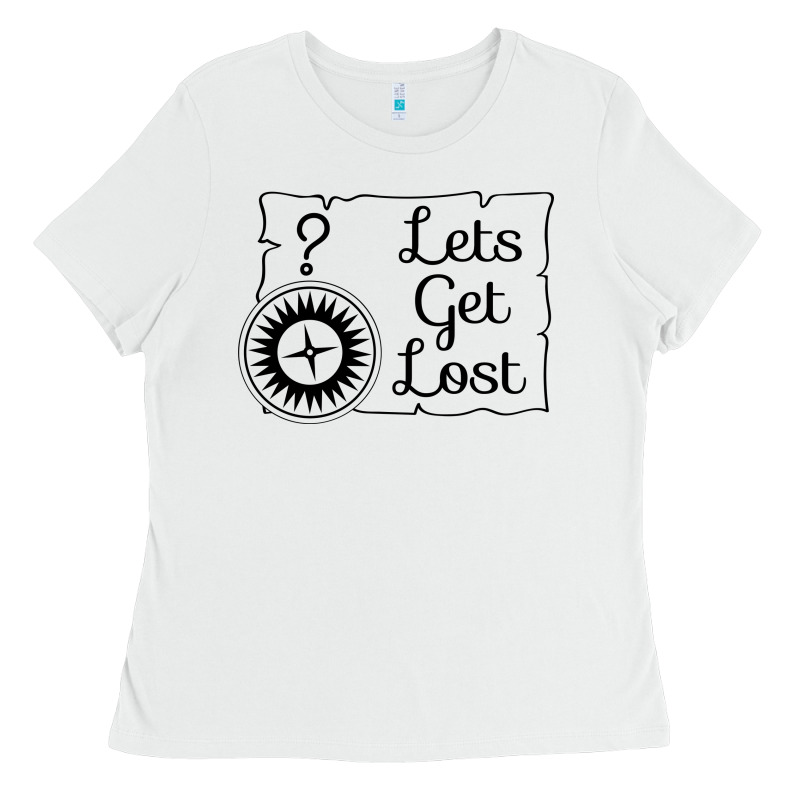 Lets Get Lost Ladies Tee by Unal Design | Teevron