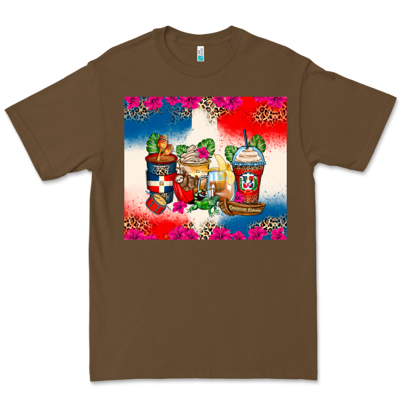 Dominican Republic Coffee Cups Premium Tee by Zillion Design Studio | Teevron
