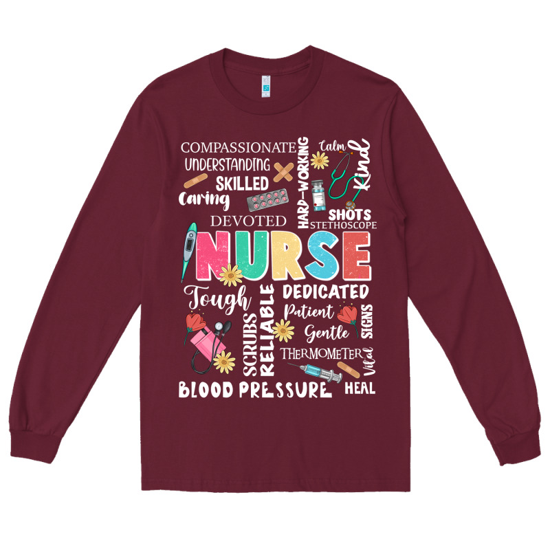Nurse Word Long Sleeve Tee by JahusDesignShop | Teevron