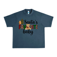 Midnight Navy santa's favorite baby Urban Heavy Tee - AdoDesignShop