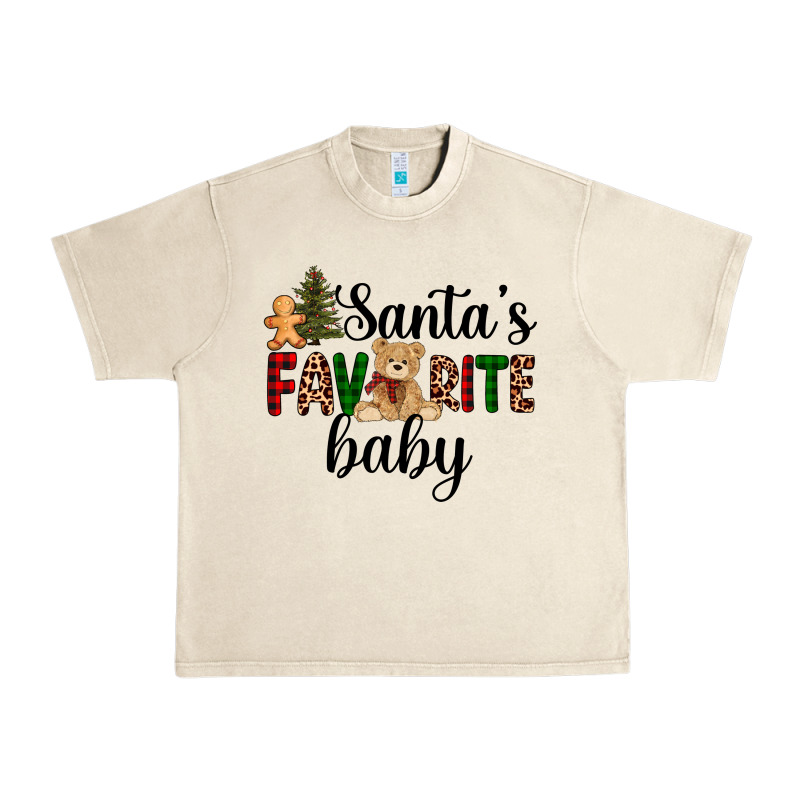 Santa's Favorite Baby Urban Heavy Tee by AdoDesignShop | Teevron