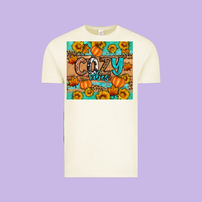 Cozy Vibes Vintage Tee Designed By Artiststas