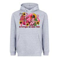 Heather Grey in october we wear pink Heavyweight Hoodie - LillyAllenDesigns