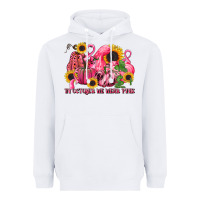 White in october we wear pink Heavyweight Hoodie - LillyAllenDesigns