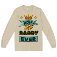 Mushroom world's best daddy ever Long Sleeve Tee - Jasminsmagicworld