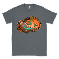 Charcoal Heather tis the season football pumpkin Classic Tee - AdoDesignShop