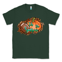 Sports Green tis the season football pumpkin Classic Tee - AdoDesignShop