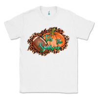 White tis the season football pumpkin Classic Tee - AdoDesignShop