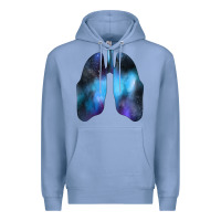 Colony Blue white lungs Premium Hoodie - Bettercallsaul