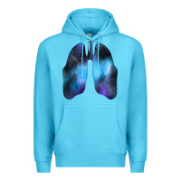 Ocean Blue white lungs Premium Hoodie - Bettercallsaul