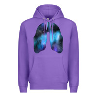Purple white lungs Premium Hoodie - Bettercallsaul