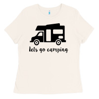 Bone lets go camping Ladies Tee - Unal Design