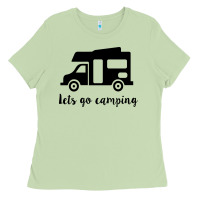 Matcha lets go camping Ladies Tee - Unal Design