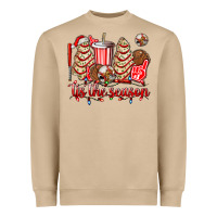 Mushroom tis the season christmas tree  cake baseball Heavyweight Sweatshirt - AdoDesignShop
