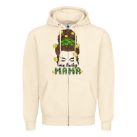 Sandshell one lucky mama Zipper Hoodie - MaliasSmallBusiness