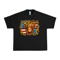 Black 4th of july shaggy cow Urban Heavy Tee - Jasminsmagicworld