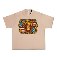 Burro 4th of july shaggy cow Urban Heavy Tee - Jasminsmagicworld