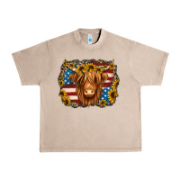 French Oak 4th of july shaggy cow Urban Heavy Tee - Jasminsmagicworld