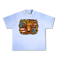 Grape Ice 4th of july shaggy cow Urban Heavy Tee - Jasminsmagicworld