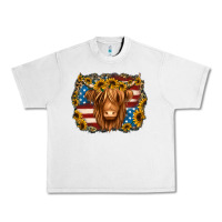 Lunar Rock 4th of july shaggy cow Urban Heavy Tee - Jasminsmagicworld