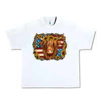 White 4th of july shaggy cow Urban Heavy Tee - Jasminsmagicworld
