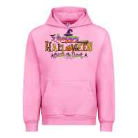 Fuchsia Pink happy halloween trick or treat Urban Hoodie - CowGirlArtShop