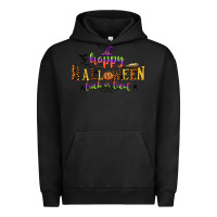 Pigment Black happy halloween trick or treat Urban Hoodie - CowGirlArtShop
