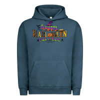 Pigment Midnight Navy happy halloween trick or treat Urban Hoodie - CowGirlArtShop