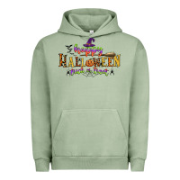 Pigment Oil Green happy halloween trick or treat Urban Hoodie - CowGirlArtShop