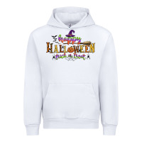 White happy halloween trick or treat Urban Hoodie - CowGirlArtShop