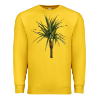 Lemon Dracaena Marginata Premium Sweatshirt - LillyAllenDesigns