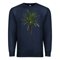Navy Dracaena Marginata Premium Sweatshirt - LillyAllenDesigns