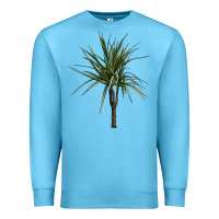 Ocean Blue Dracaena Marginata Premium Sweatshirt - LillyAllenDesigns