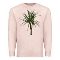 Pale Pink Dracaena Marginata Premium Sweatshirt - LillyAllenDesigns