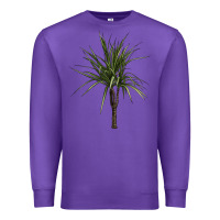 Purple Dracaena Marginata Premium Sweatshirt - LillyAllenDesigns