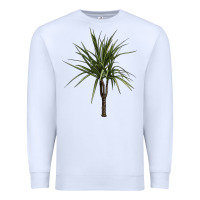 White Dracaena Marginata Premium Sweatshirt - LillyAllenDesigns