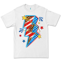 White America lightning bolt Premium Tee - texasbilliewilder