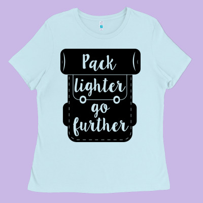 Ladies Tee pack lighter go further
