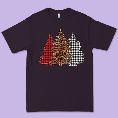 Christmas Trees Premium Tee Designed By Barkaloodesign