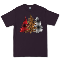 Plum christmas trees Premium Tee - BarkalooDesign