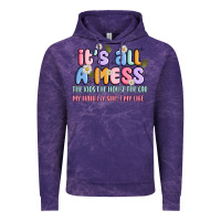 Cloud Purple its all a mess Vintage Hoodie - JahusDesignShop